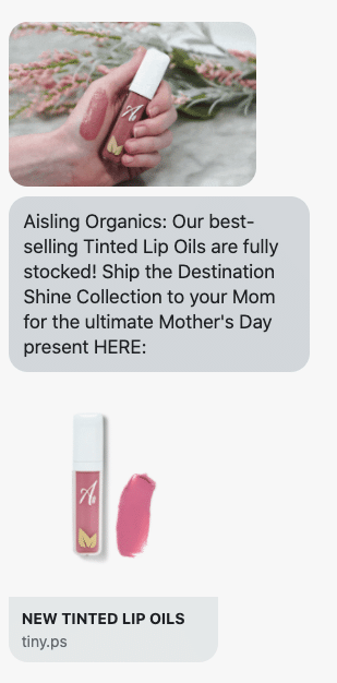Our best-selling Tinted Lip Oils are fully stocked! Ship the Destination Shine Collection to your Mom for the ultimate Mother's Day present HERE: https://aislingorganics.com/collections/lips/products/new-tinted-lip-oils
