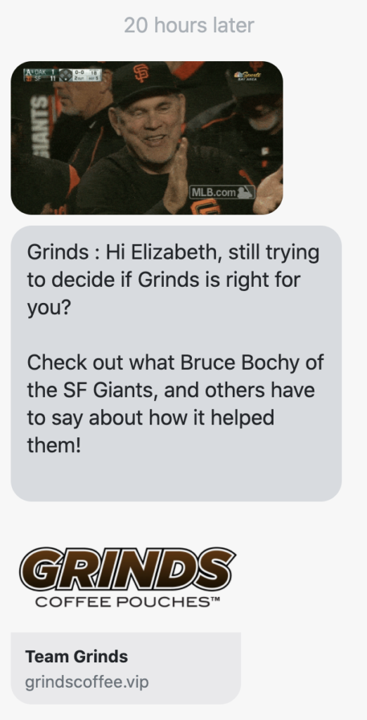 Hi {first_name}, still trying to decide if Grinds is right for you? Check out what Bruce Bochy of the SF Giants, and others have to say about how it helped them! https://www.getgrinds.com/pages/team-grinds