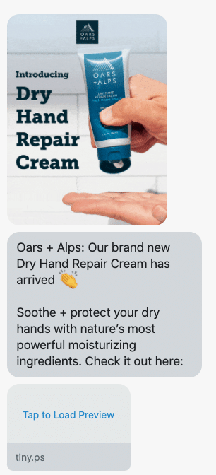 Our brand new Dry Hand Repair Cream has arrived 👏 Soothe + protect your dry hands with nature’s most powerful moisturizing ingredients. Check it out here: https://www.oarsandalps.com/collections/deo-face-body-swag#body?utm_campaign=handcreamlaunch&utm_medium=campaign&utm_source=postscript&utm_content=body