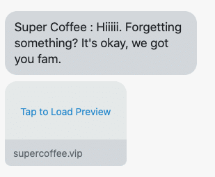 Hiiiii. Forgetting something? It's okay, we got you fam. {abandoned_cart_link}