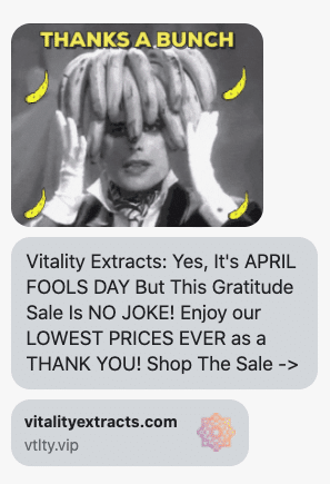Yes, It's APRIL FOOLS DAY But This Gratitude Sale Is NO JOKE! Enjoy our LOWEST PRICES EVER as a THANK YOU! Shop The Sale -> https://www.vitalityextracts.com/collections/vitality-gratitude-sale