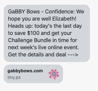We hope you are well {first_name}! Heads up: today's the last day to save $100 and get your Challenge Bundle in time for next week's live online event. Get the details and deal ---> https://gabbybows.com/pages/summerhairprotectionbundle