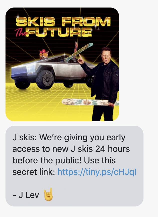 We’re giving you early access to new J skis 24 hours before the public! Use this secret link: https://jskis.com/collections/futureskis - J Lev