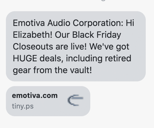 Hi {first_name}! Our Black Friday Closeouts are live! We've got HUGE deals, including retired gear from the vault!