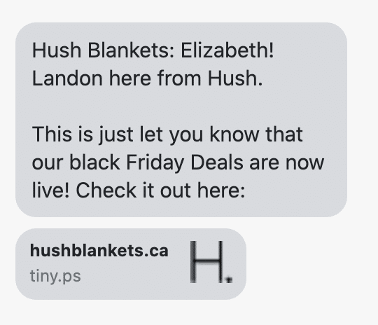 Landon here from Hush. This is just let you know that our black Friday Deals are now live! Check it out here:
