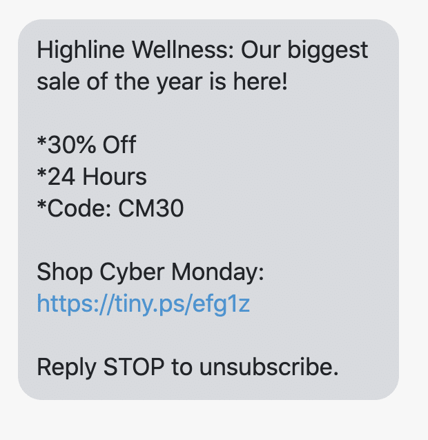 Our biggest sale of the year is here! *30% Off *24 Hours *Code: CM30 Shop Cyber Monday