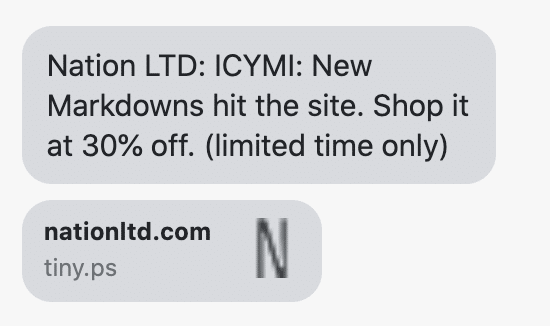 ICYMI: New Markdowns hit the site. Shop it at 30% off. (limited time only)